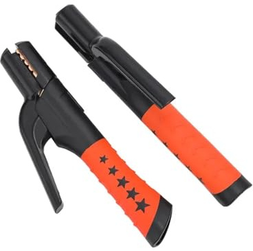 1pc 300A Welding Tongs with Nylon Handle, 300A-500A Welding Rod, Copper Clip, Not Too To Handle