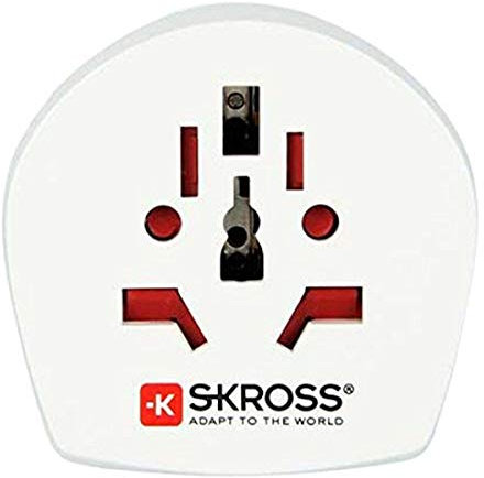 SKROSS 1500220 Country Travel Adapter - World to UK - White