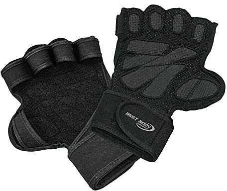 Best Body Nutrition Pad Guantes, Unisex, Negro, XL