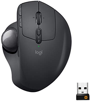 Logitech MX Ergo Advanced Wireless Trackball for Windows PC and Mac