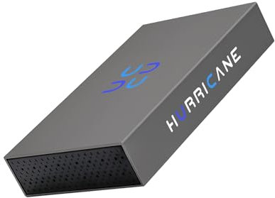 HURRICANE 3518C3 Externe Festplatte 1TB, 3,5 USB-C, PC Mac Laptop PS4 PS5 Xbox