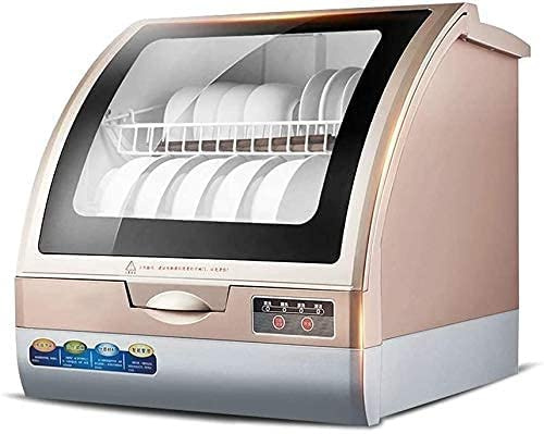 Table Top Dishwasher 6 Place Settings，Home Freestanding Dishwasher Energy-efficient，5L Water Requirement，Basket Extra Dish Rack Storage
