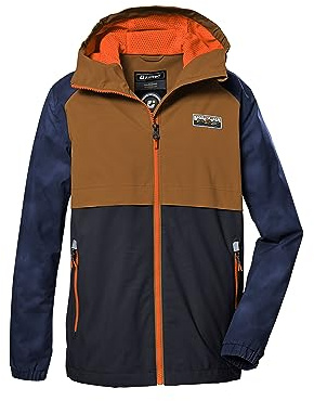 killtec Jungen Funktionsjacke/Outdoorjacke mit Kapuze KOS 280 BYS JCKT, Karamell, 164, 41466-000