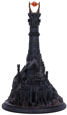 Nemesis Now Lord of the Rings Barad Dur Backflow Incense Burner 26.5cm, Resin, Black, Officially Licensed Lord of the Rings Sauron™ Merchandise, Cast in the Finest Resin, Expertly Hand-Painted