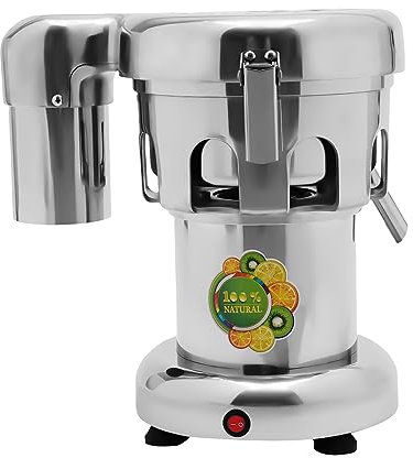 220V 50Hz Elektrische Saftpresse Edelstahl, Großer Entsafter mit Reiner Cooper-Motor, 2800r/min, Entsafter Gemüse und Obst, Slow Juicer mit Anti-Rutsch-Gummi-Pad, 43 * 45 * 35 cm
