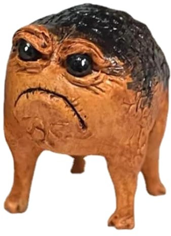 BYCUFF Grumpy Frog Toad Statue - Angry Outdoor Garden Yard Decor - Fun Novelty Home Office Frog Decor Sculpture