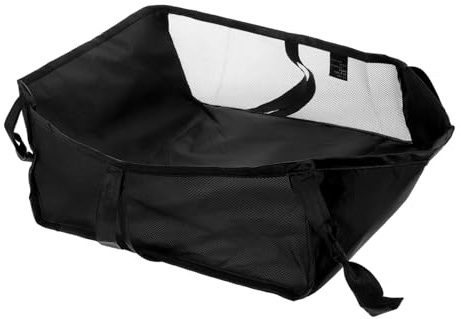 Gogogmee Organizer Sotto Passeggino in Poliestere Nero Cestino Portaoggetti Resistente e Facile da Installare, lo Shopping e Trasporto Comodo