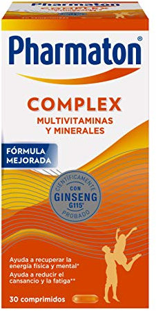 Pharmaton Complex - Multivitamínico con Ginseng G115-30 Comprimidos - Energía Física y Mental - Vitaminas para el cansancio