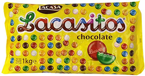 Lacasitos Chocolate Gracera de Chocolate con Leche Recubierta con Azúcar Coloreado - 1000 gr