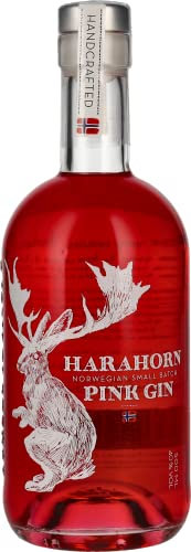 Harahorn I Norwegian Small Batch Pink Gin I 500 ml Flasche I 46% Volumen