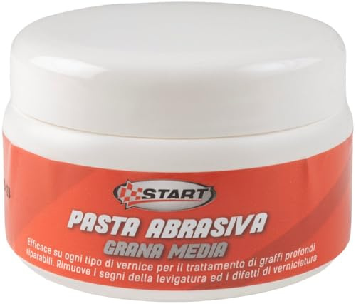 Start Pasta abrasiva para carrocerías eficaz en todo tipo de pinturas, grano medio, 150 ml