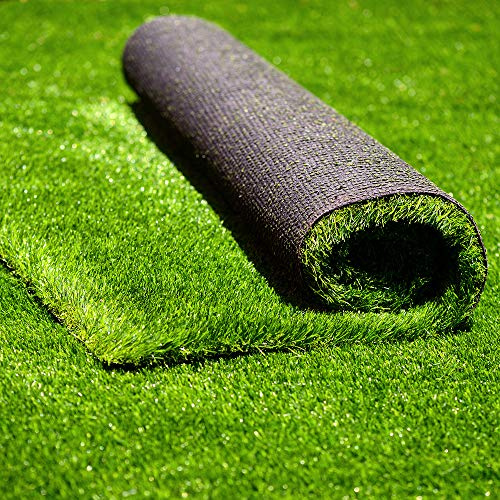 Conscience Trading Artificial Grass 7 FT x 13 FT (91 Square ft) Synthetic Thick Lawn Astro Turf Carpet Perfect for Indoor/Outdoor Fake Grass Rug Garden Landscape