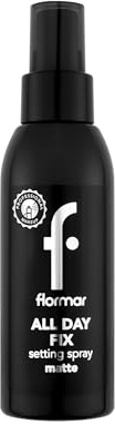 Flormar All Day Fix Spray Fissatore Opacizzante – Spray fissante a lunga durata e assorbente del sebo con estratto di tè matcha