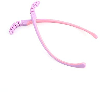 QYAJS Child Eyeglass Arms 1 Pair Glasses Replacement Temple Silicone Frame Arms, Color, S