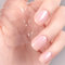 DANNI & TONI 28Pcs Semi Cured Gel Nail Wraps,Soft Self-Adhesive Gel Nail Stickers(Crystal Clear),UV/LED Lamp Required Salon-Quality Gel Nail Polish Strips Manicure Stickers Set,Easy Apply & Remove