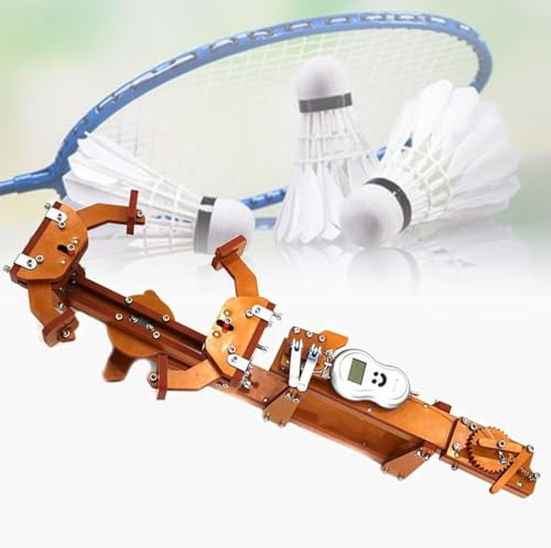 XUXIAO Badminton Racket Stringing Machine, 6-Point Fixed 60lb Winch Type Badminton String Machine, for DIY Squash, Tennis or Badminton Rackets