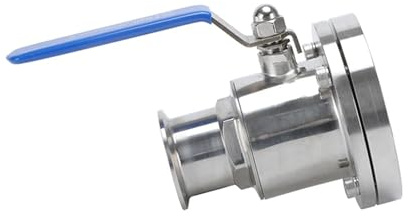 Vanne de fond de cuve à bride en acier inoxydable 3/4, 1, 1-1/4, 2, à installation rapide, for brassage maison(89mm Ferrule 106)