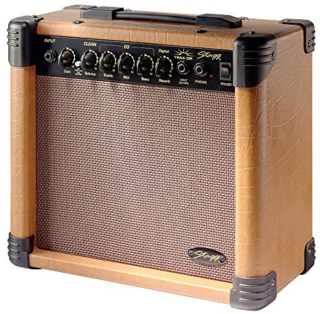 Stagg 25019923 15 AA DR EU Digital REVERB Akustik Amplifier (230V)