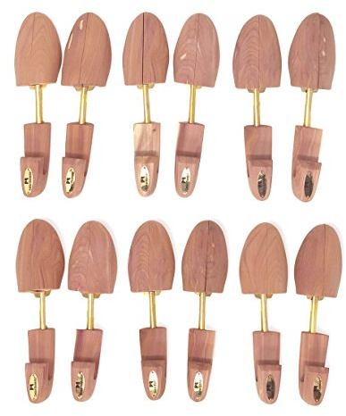 Cedar Elements Little Wholesale Program - Combination Cedar Shoe Trees - 6 Pairs Free Shipping (L)