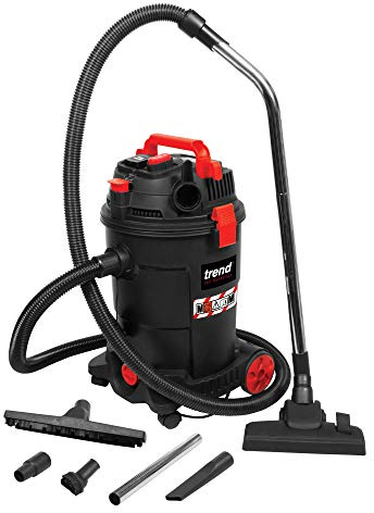 Trend T33 M-Class Professional Wet & Dry Dust Extractor, High Performance With Power Take Off, 1200W, 240V, T33A