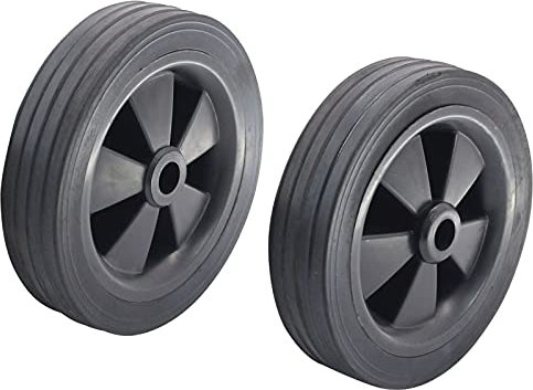 SECURA 2x Reifen Rad Ø120mm kompatibel mit Herkules RP 1300 B Rüttelplatte