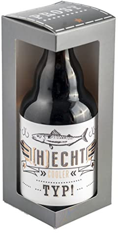Jack`s Bierflasche ANGLER (H) echt cooler Typ mit Geschenkverpackung 0,33 l/Männergeschenk/Zum Geburtstag/Party/Angler