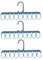 QUETTO 3 Pcs Durable Tie & Scarf Hangers Belt & Ring Organizer for Men’s Accessories Space-Saving Closet Storage Solution