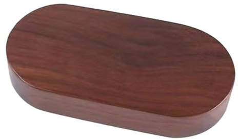 Tofficu Exhibidor De Aromaterapia De Madera De Nogal Negro, Base Pequeña Rectangular, Soporte Fijo para Figuras y Modelos, Adecuado para Decoración De Escritorio y DIY Artesanal