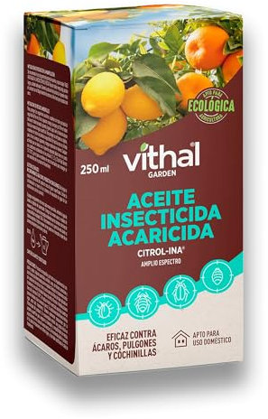 Insecticida y Acaricida ECOLÓGICO Aceite de Parafina de Amplio Espectro 250 ML (Para 25 litros de Agua) | MUY EFICAZ contra pulgones, piojos, cochinillas, mosca blanca, mosca fruta... | Nexum Market