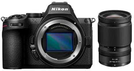 Nikon Z5II + 24-105mm f/4-7.1 + Lexar SDXC 128GB Fotocamera Mirrorless Full Frame 24,5 MP Video 4K UHD Black [Nital V.I.P.: 6 anni di garanzia]
