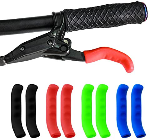 ZFZ Bike Brake Lever Sleeve Grip Protector Cover 1 Pair Green