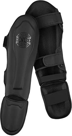 BENLEE Schienbeinschoner aus Kunstleder Claudius S/M, Black