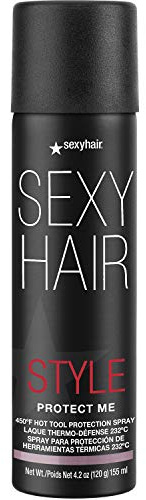 SexyHair Style Protect Me Hot Tool Protection Spray, 4.2 Oz | Thermal Protection | Up to 78% Breakage Reduction | Light Hold
