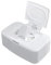 Csirnto Caja de Papel Higiénico 1 Piezas Caja de Toallitas Húmedas Caja de Pañuelos Húmedos Caja de Servilletas con Tapa Caja para Toallitas Húmedas Dispensador de Pañuelos (Blanco)