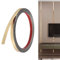 Zierleisten Selbstklebend, 10m x 1.0cm 201 Edelstahl Selbstklebende Zierleisten Gold Leisten & Wandleisten Flexible Metall Zierleiste für Toilette, Fliesenrand, Wandecke, Fußleiste, Boden