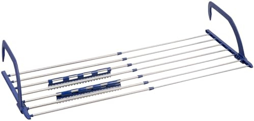 PEARL Handtuchhalter: Premium-Teleskop-Wäschetrockner f. Heizkörper & Balkon, 4 m ausziehbar (Balkonwäschetrockner ausziehbar, Heizkörper Wäscheständer, Shirt)