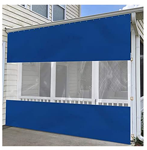 Tenda multifunzionale impermeabile per porta, divisorio scorrevole trasparente per officina, autolavaggio, magazzino, dimensioni: 3,8 x 2,5 m