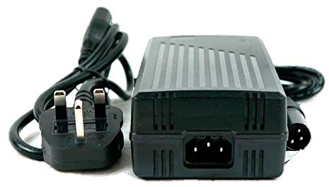 SLK Power Battery Charger 24v 5amp for Rechargeable Electric Mobility Scooter Batteries and Wheelchairs. 3 Pin Connector Suitable for all Sealed Lead Acid Batteries Including AGM & Gel