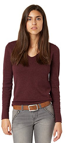 TOM TAILOR Frauen Belts klassischer Leder-Gürtel Gr:-100 EU, Farbe:-Cognac