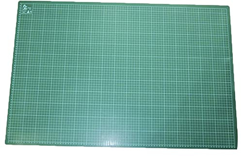 Dapetz Loisirs Créatifs Tapis de Découpe Auto Réparant A1 Triple Couches - Matelassage, Couture, Scrapbooking, Tissu & Créatif - Impérial/Métrique 35 Pouce X 24 Pouce /900mm X 600mm - Vert/Vert