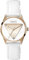 GUESS Damen Analog Japanisches Quarzwerk Uhr mit Leder Armband GW0399L2
