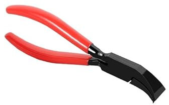 Cudeyrey Alicates de plegado de 45°, alicates para chapa ancha, 22 mm, alicates para doblar chapa, alicates de plegado con mango antideslizante, herramienta para techar, herramienta para doblar y