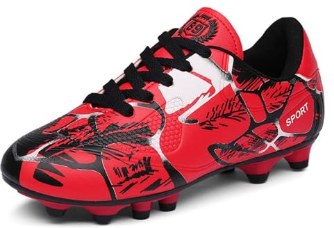 BAODLE Scarpe da calcio per bambini FG/AG, scarpe da calcio basse per attività all'aperto, scarpe da calcio professionali per allenamento sportivo