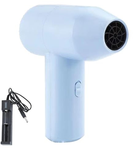 Vgvgaj Secador de pelo Inalámbrico Portátil, Secador de pelo Recargable,Batería USB recargable Powered Bajo Ruido Aire, 2 Niveles Ajustado Secador Rápido Pequeño Swewer Para La Escuela De Viajes