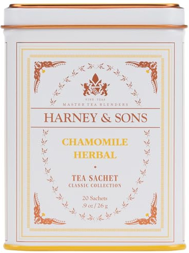 Harney & Sons, Fine Teas, Chamomile Herbal, 20 Sachets, 0.9 oz (26 g)