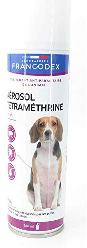Francodex Aérosol Tétraméthrine pour Chien/Chat 250 ML