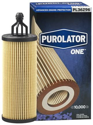 Purolator PL36296 PurolatorONE Advanced Engine Protection Cartridge Oil Filter Compatible With Jeep Grand Cherokee, Wrangler, Chrysler Pacifica, Dodge Grand Caravan, Charger, Durango and Ram 1500