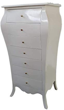 Antik Louis XIV Meuble style baroque Roko Blanc 144 cm