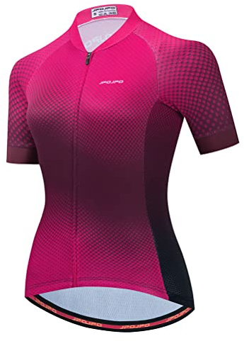 Maillot de ciclismo para mujer, manga corta, camiseta de bicicleta para damas, ropa de bicicleta para ciclismo, ciclista, MTB, ciclista, dirt, BMX, carretera, montaña, M