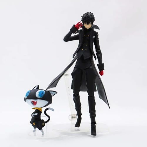 REOZIGN Morgana, Amamiya Ren Figures, Persona Figure Statue 29 cm / 11,4 Pouces PVC Personnage Figurine Cosplay Figurines d'action Modèle à Collectionner Anime Fans Cadeau
